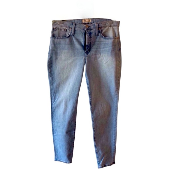 Madewell 9” Mid-Rise Skinny Crop Jeans | Asbury Light Wash | Size 31 - Picture 14 of 14
